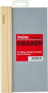 ProDec Caulking Edge Plastic Flat End Wood Handle Light Plastering Tool Straight