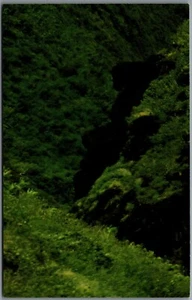 J F K Profil Natürliche Lava Formation Schwarze Schlucht Maui Hawaii Postkarte H777 - Bild 1 von 2