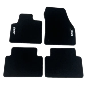 Car Floor Mats Velour For Jaguar E-Pace Waterproof Black Carpet Rugs Auto Liners - Picture 1 of 11