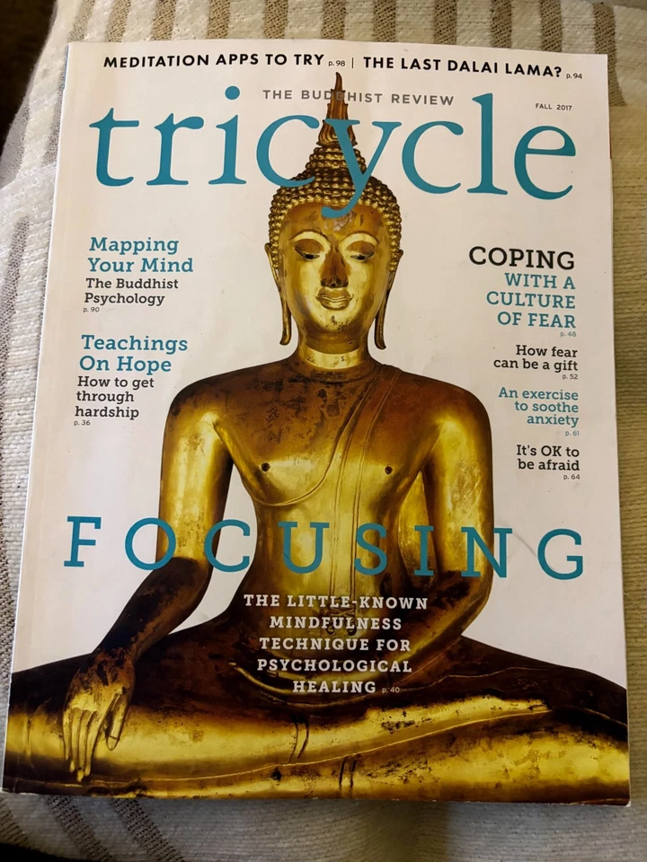 tricycle the buddist magazine, fall 2017, focusing - Image 1 of 1