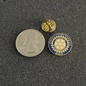 Sarasota Florida Rotary Foundation Club Donor Gold Tone Pin Pinback #43879 - Picture 1 of 2