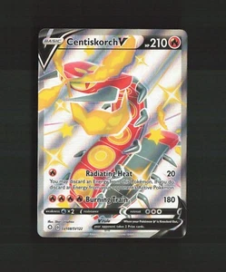 Centiskorch V SV108/SV122 Shining Fates Full Art Shiny Holo Pokemon Card NM - Picture 1 of 2