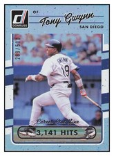 2017 Panini Donruss Career Stat Line Tony Gwynn #190 /500 San Diego Padres