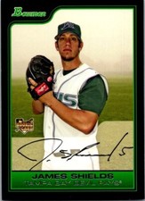 2006 Bowman Draft Rookie Card RC #BDP54 James Shields Tampa Bay Rays