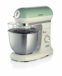IMPASTATRICE ARIETE 1588/04 ROBOT VINTAGE PLANETARIA CREME PANNA 5,5 L VERDE arx - Foto 1 di 4
