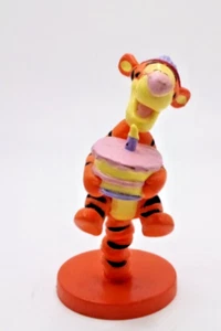 Pooh Tigger Birthday Cake Topper Disney Applause Toy Figure Orange 3 1/4" - Picture 1 of 6