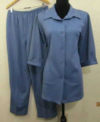 JUEGO TRAJE PANTALÓN HABAND MUJER AZUL GRANDE  Foto 1 de 2