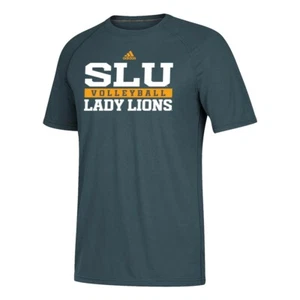 Southeastern Louisiana Lions NCAA Adidas Men's Grey Volleyball Climalite T-Shirt - Picture 1 of 1