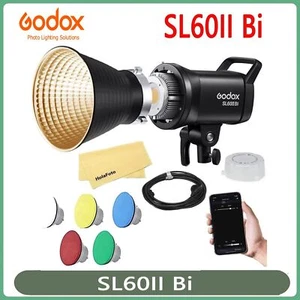 Godox SL60II-Bi 75W LED Video Light Bi-Color 2800-6500K Continuous Lighting AU - Picture 1 of 12