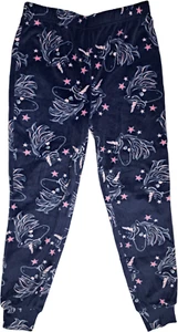 Jellifish Kids Girls Fleece Pajama Pants Unicorn & Star Design SMALL 6/6X - Picture 1 of 1