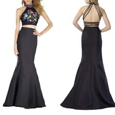 Alyce Paris NWOT Form Prom 2 Piece Skirt & Top Set Size 0 Beaded Top MSRP $350