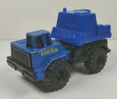Happy Meal Tonka Blue Construction Backhoe without Arm Plastic 1992 McDonalds - Image 1 of 3