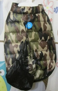 DOG CAMO VEST MEDIUM DOGS NEW WITH TAGS TOP PAW * COMES WITH STORAGE BAG * - Picture 1 of 3