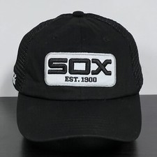 Chicago White Sox Hat Cap Black Adjustable Coca Cola SGA Mesh Back MLB Baseball