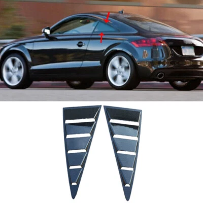 Fibra de carbono para Audi TT TTS TTRS 08-2015 cuarto de ventana persiana ventilación lateral Foto 1 de 4