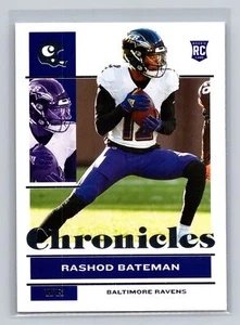 2021 Panini Chronicles Rashod Bateman #8  RC  Baltimore Ravens - Picture 1 of 2