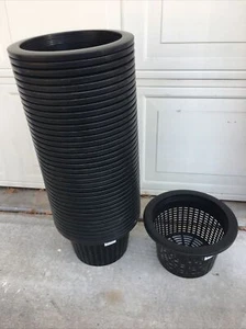 38 Pack HydroFarm 10" Wide Lip Mesh Bucket Lid Basket NEW!!! - Picture 1 of 4