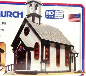 LIFE-LIKE - KIT DE CONSTRUCCIÓN DE IGLESIA DE BUEN PASTOR / CIUDAD #1350 - TREN HO NUEVO EN PAQUETE NOS - Imagen 1 de 11