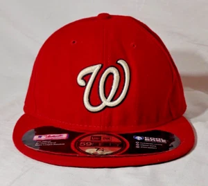 Washington Nationals Baseball Cap Hat New Era 59 Fifty Fitted 7 1/4 Rick Ross - Picture 1 of 15