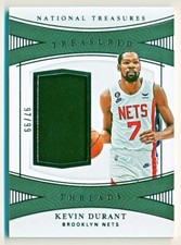 2022-23 National Treasures Kevin Durant Treasured Threads Jersey #TD-KBN (97/99)