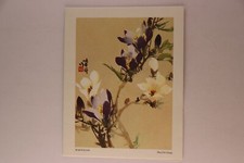 Vintage Unique Rare Shu-Chi-Chang Magnolias Waldorf England Greeting Card
