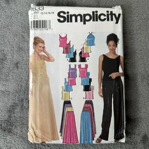 Simplicity Pattern 9833 Sz 12-18 Misses Skirt Knit Top Pants Y2K - Picture 1 of 6