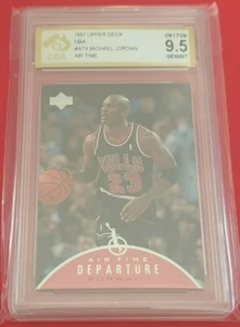 1997 Upper Deck Michael Jordan Air Time #AT4 - Chicago Bulls - CGA 9.5 Gem Mint - Imagen 1 de 1