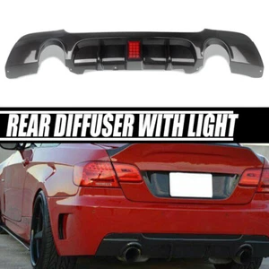 Difusor de parachoques trasero para BMW E92 E93 328i 335i M Sport 2007-2013 fibra de carbono - Imagen 1 de 10