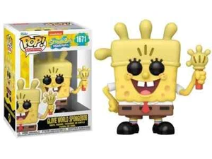 BOB ESPONJA PANTALONES CUADRADOS GUANTE MUNDO BOB ESPONJA 3.75" POP VINILO FIGURA FUNKO 1671 - Imagen 1 de 3