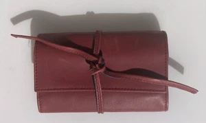 Mark Cross Leder Schmuck Rolle Organizer Dreifach faltbar Reise Etui - Bild 1 von 14