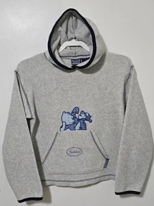 Vintage 1990s Walt Disney's Winnie The Pooh Embroidered Fleece Sweatshirt Sz Med - Picture 1 of 8
