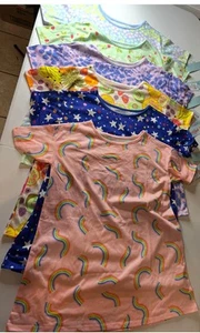 NWT Cat And Jack Girls Nightgown Sleep Shirt Size XL (14) Lot of 6 - Picture 1 of 3