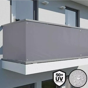 Telo Frangivista per Balcone Grigio 500x85 cm – Copertura Oscurante Impermeabi - Foto 1 di 5