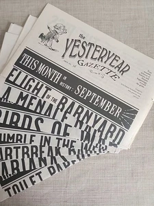 The Yesteryear Gazette Homeschooling Educational Newspaper - Picture 1 of 9