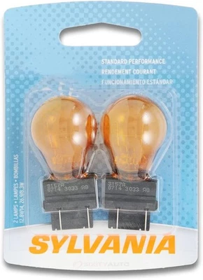 Sylvania Basic 3157A 3157NA 27/8,3W Dos Bombillas Señal de Giro Delantera Estacionamiento Reemplazo Foto 1 de 4