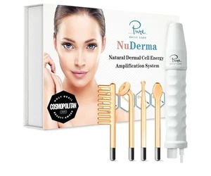 Sistema de amplificación de energía celular dérmica natural NuDerma dispositivo para el cuidado de la piel nuevo - Imagen 1 de 7