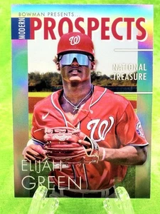 Elijah Green - Modern Prospect - 2023 Bowman Chrome #MP-20 Washington Nationals - Bild 1 von 11
