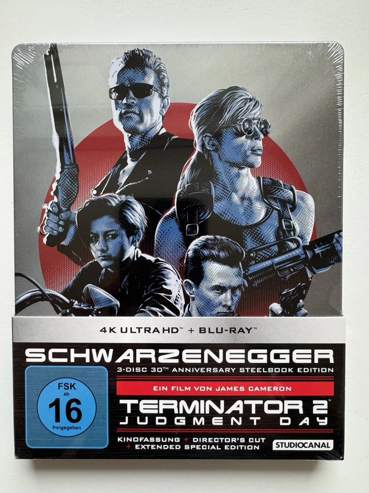 Terminator 2 (30th Anniversary Steelbook Edition) 4K UHD + Blu-ray NEU & OVP - Bild 1 von 2