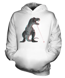 T-REX LASER KIDS HOODIE PULLOVER HOODY BOYS GIRLS TODDLER - Picture 1 of 14