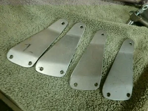 1983 '84 '85 SUZUKI RM 125 250 side # plate STEEL BRACKET Vintage MX Motocross - Picture 1 of 3