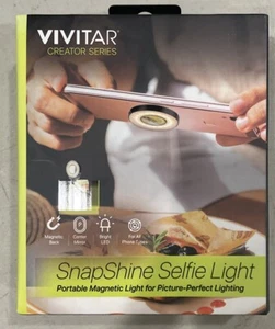 Vivitar Creator Series Snapshine Selfie Light Magnetic New - Zdjęcie 1 z 2
