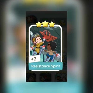 Resistance Spirit (🌟🌟🌟) (Set 11) Monopo_ly-go Stickers ( STAR WARS ALBUM) - Picture 1 of 1