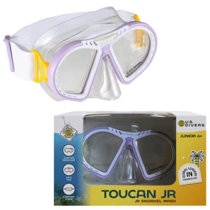 U.S. Divers Toucan Jr Kids Snorkel Mask Ages 6+, Purple & White Clear Lens - Picture 1 of 1