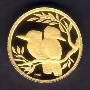 Australia. 2009 (1994) 1/20th oz Gold Kookaburra ($5) Perth Mint Issue - Proof - Picture 1 of 3