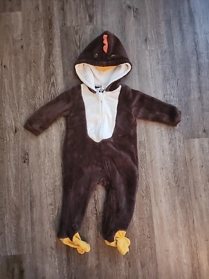 Disfraz de Pavo Bebé Conjunto Talla 9 Meses Halloween Marrón Little Me Acción de Gracias Foto 1 de 4