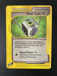 Pokemon Graswürfel 01 124/147 Aquapolis Neuwertig siehe Bilder - Bild 1 von 2