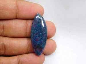 Piedra preciosa cabujón 100 % natural rubí cianita suelta para joyería 49 quilates. ME-1881 - Imagen 1 de 3