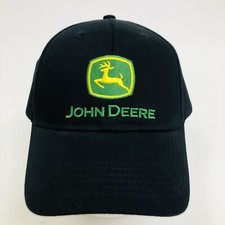 John Deere Black And Green Nothing Runs Like A Deere Baseball Cap Dad Hat 