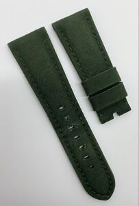 Authentic Officine Panerai 26mm x 22mm Green Canvas Fabric Watch Strap Band OEM