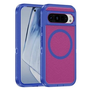For Google Pixel 8/9/9 Pro XL Shockproof TPU+PC Case Mag Safe Slim Back Cover - Picture 1 of 56